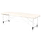 Table de massage Pliante Komfort Activ Fizjo 2 Zones Aluminium Crème