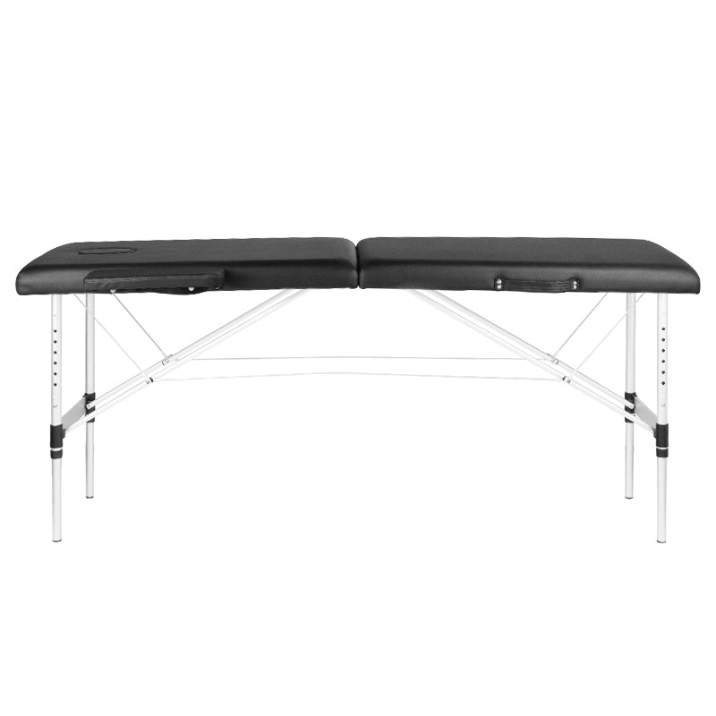 Table de massage Pliante Komfort Activ Fizjo 2 Zones Aluminium Noir 4
