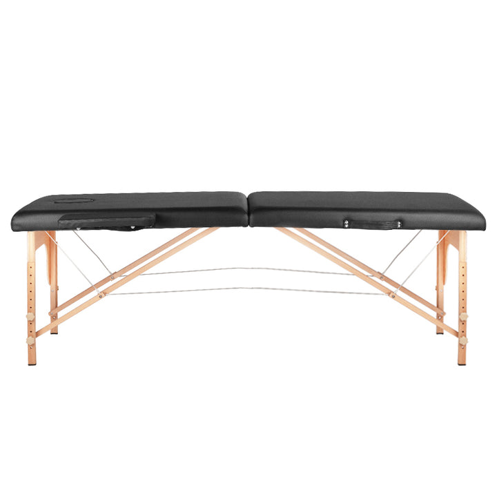 Table de massage Pliante Komfort Activ Fizjo 2 Zones Bois Noir 2