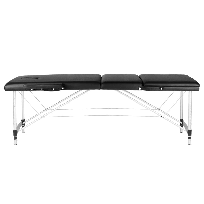 Table de massage Pliante Komfort Activ Fizjo 3 Zones Aluminium Noir 2