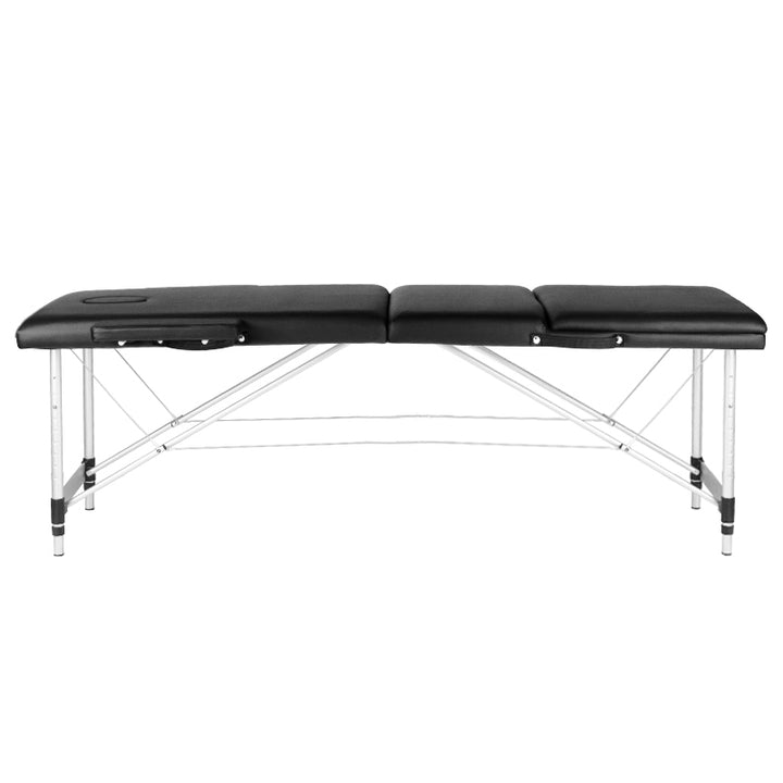 Table de massage Pliante Komfort Activ Fizjo 3 Zones Aluminium Noir 2