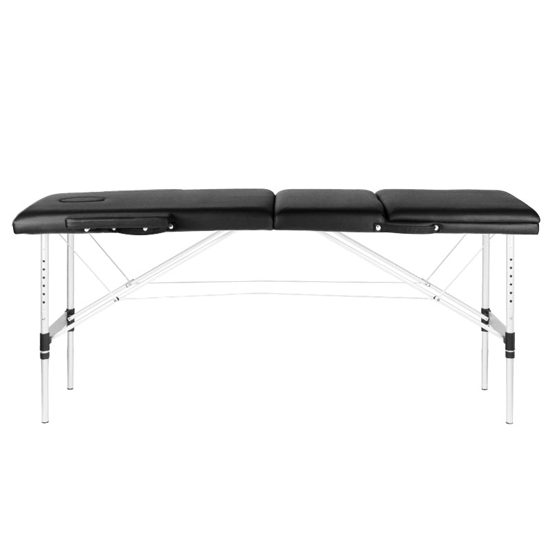 Table de massage Pliante Komfort Activ Fizjo 3 Zones Aluminium Noir 4