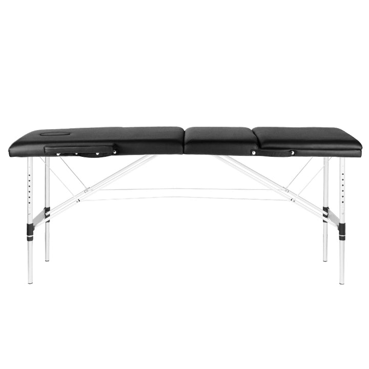 Table de massage Pliante Komfort Activ Fizjo 3 Zones Aluminium Noir 4