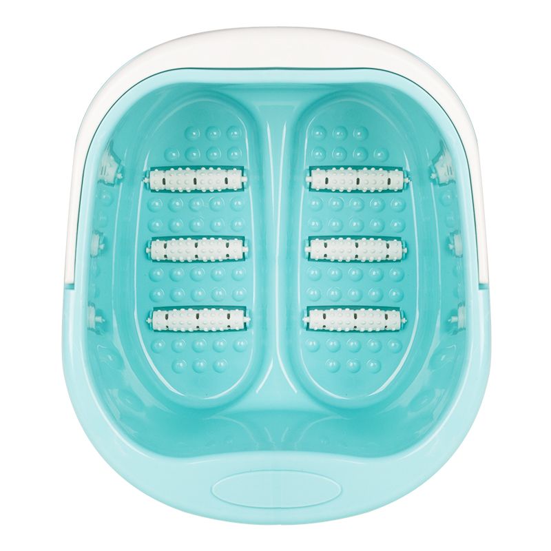 Bac Pédicure avec Rouleaux de Massage Bleu - image 2