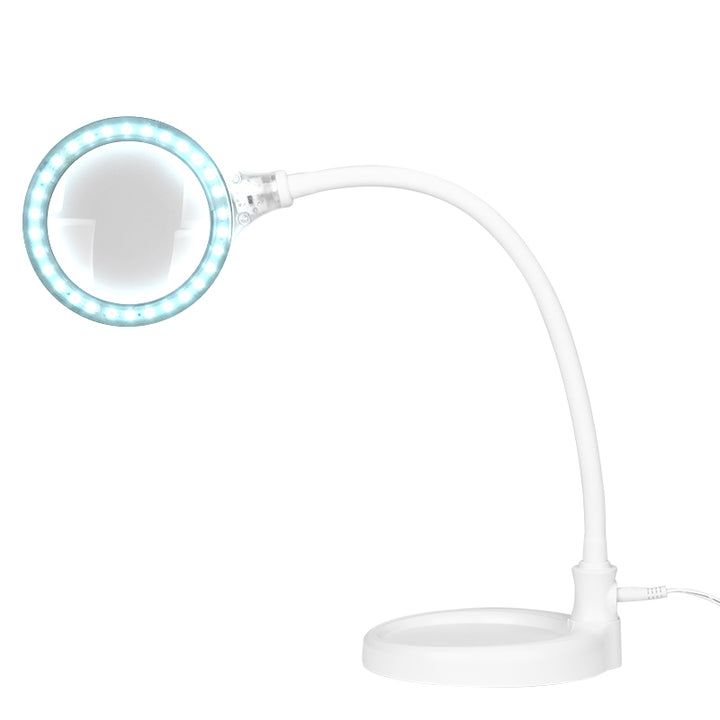 Lampe loupe Elegante 2014-2R 30 SMD LED 3D Luminosité réglable de Table Blanc 3