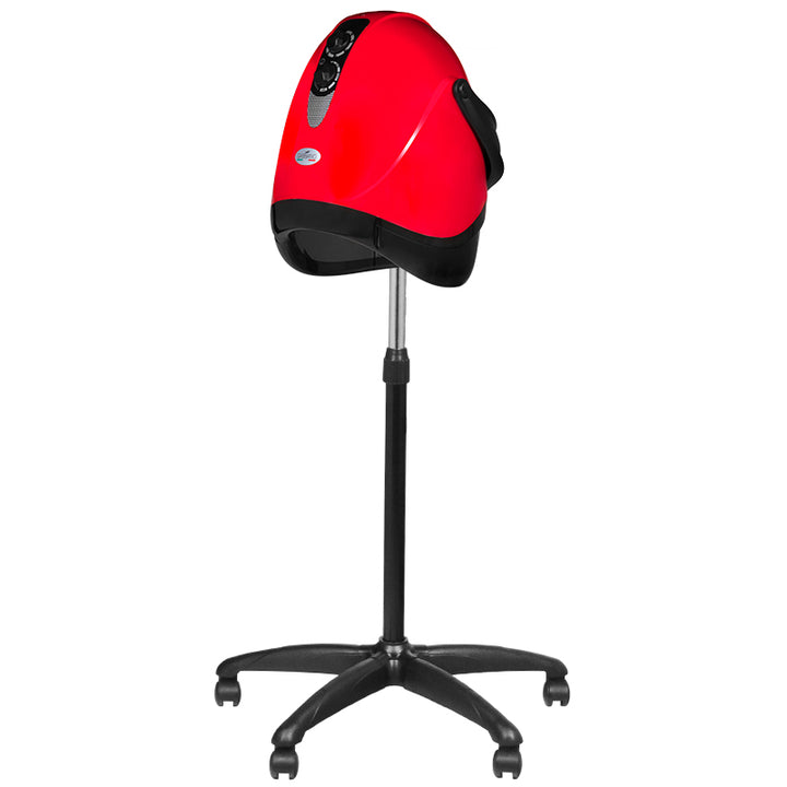 Gabbiano Casque de Séchage avec Trépied LX-201S Mono-Vitesse Rouge 1
