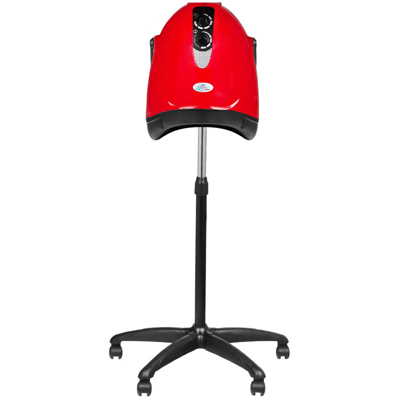 Gabbiano Casque de Séchage avec Trépied LX-201S Mono-Vitesse Rouge 2