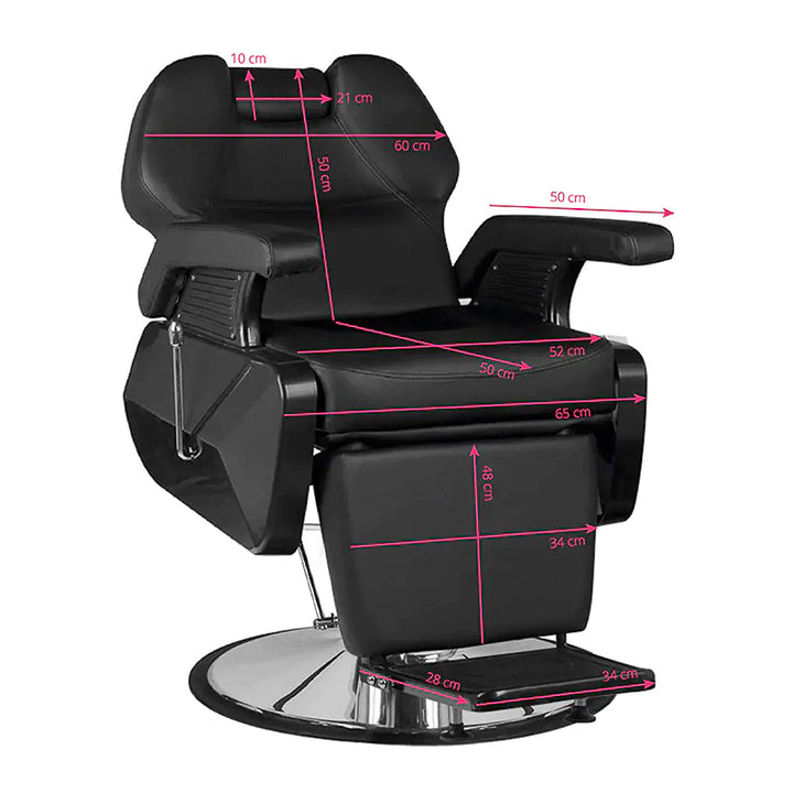 Fauteuil Barbier Hair System New York Noir - image 7