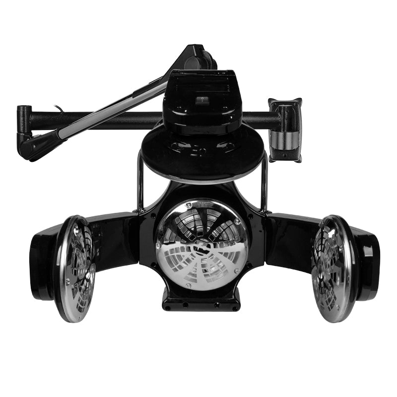 Casque Sèche-Cheveux Mural Gabbiano Infrazon 868A Noir