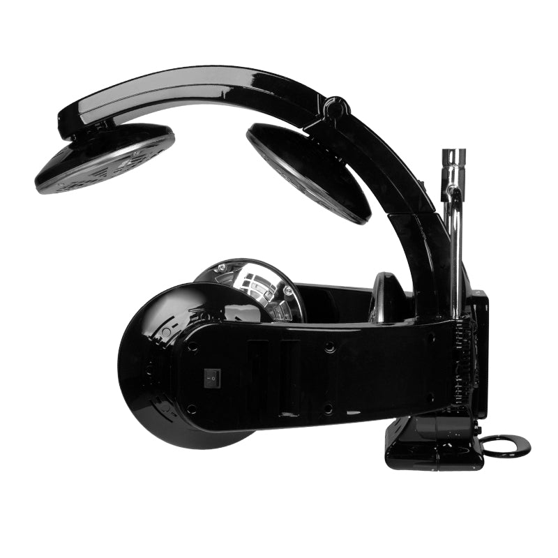 Casque Sèche-Cheveux Mural Gabbiano Infrazon 868A Noir