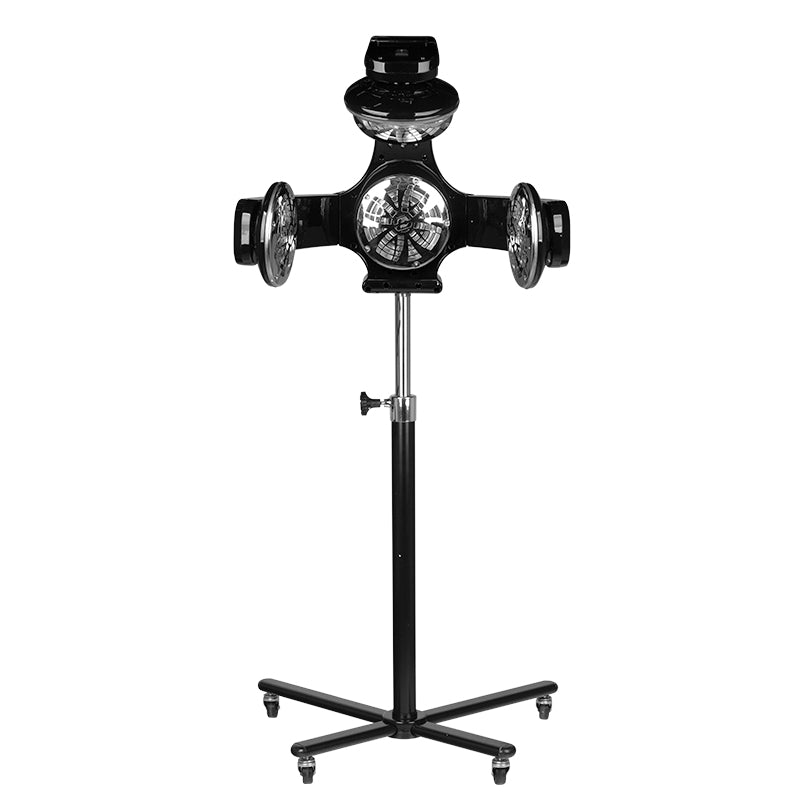 Casque Sèche-Cheveux sur Pied Gabbiano Infrazon 868-1 Noir