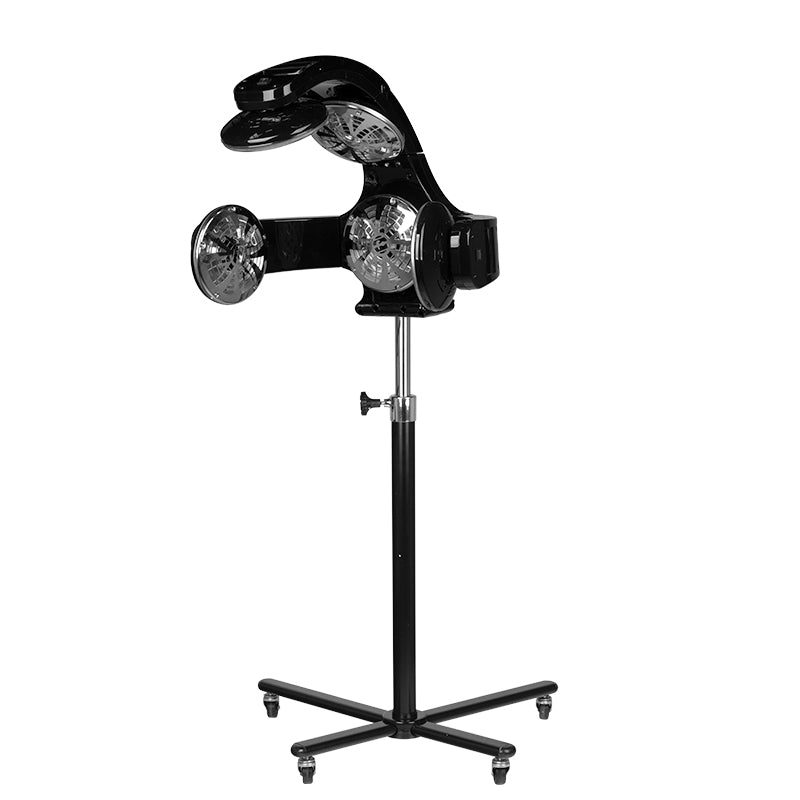 Casque Sèche-Cheveux sur Pied Gabbiano Infrazon 868-1 Noir