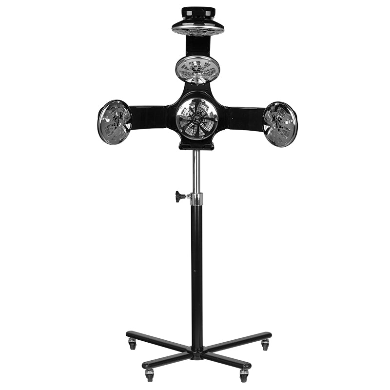 Casque Sèche-Cheveux sur Pied Gabbiano Infrazon 868-1 Noir