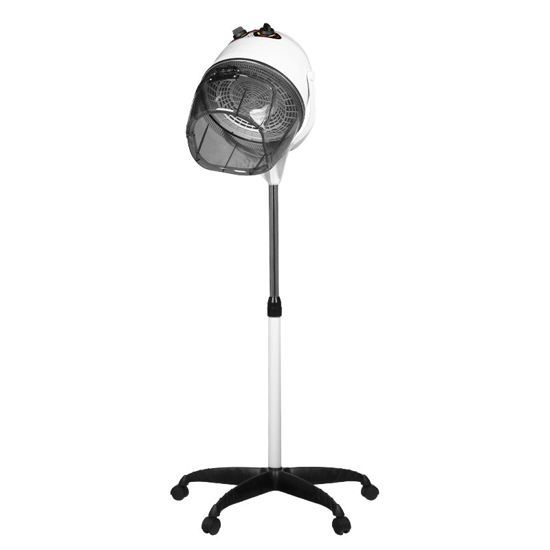 Casque Sèche-Cheveux sur Pied Gabbiano 1600 Mono Vitesse Blanc