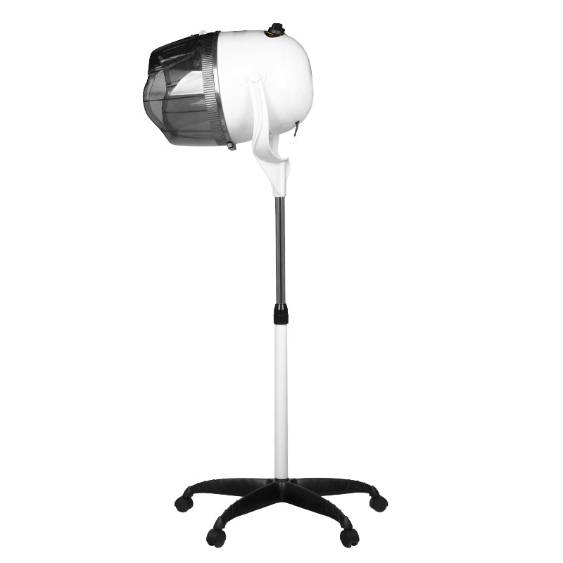 Casque Sèche-Cheveux sur Pied Gabbiano 1600 Mono Vitesse Blanc