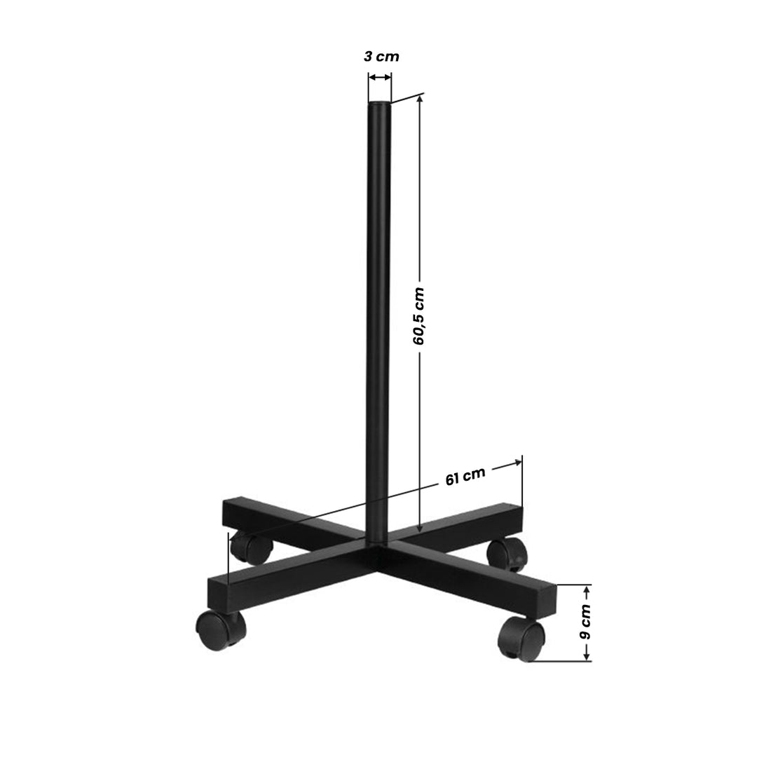 Lampe loupe S4 5D sur Pied Noir 5