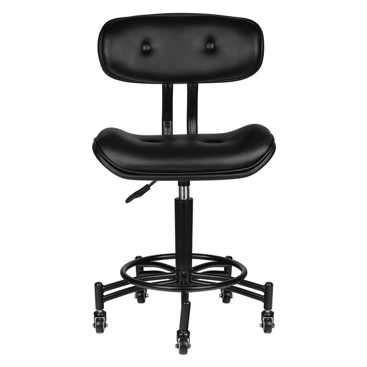 Tabouret à Roulettes Réglable Gabbiano Florence Noir - image 2