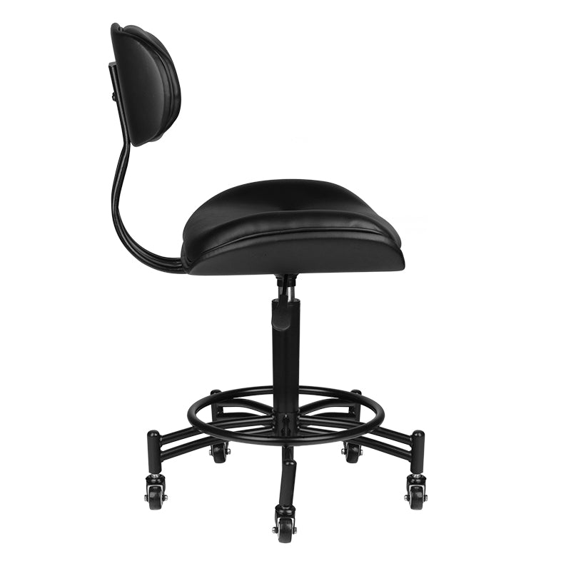 Tabouret à Roulettes Réglable Gabbiano Florence Noir - image 4