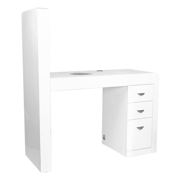 Table Manucure 310 Blanc Gauche