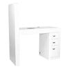 Table Manucure 310 Blanc Gauche