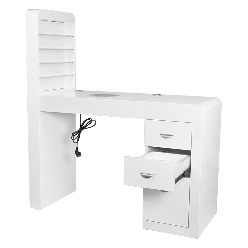 Table Manucure 310 Blanc Gauche - image 5