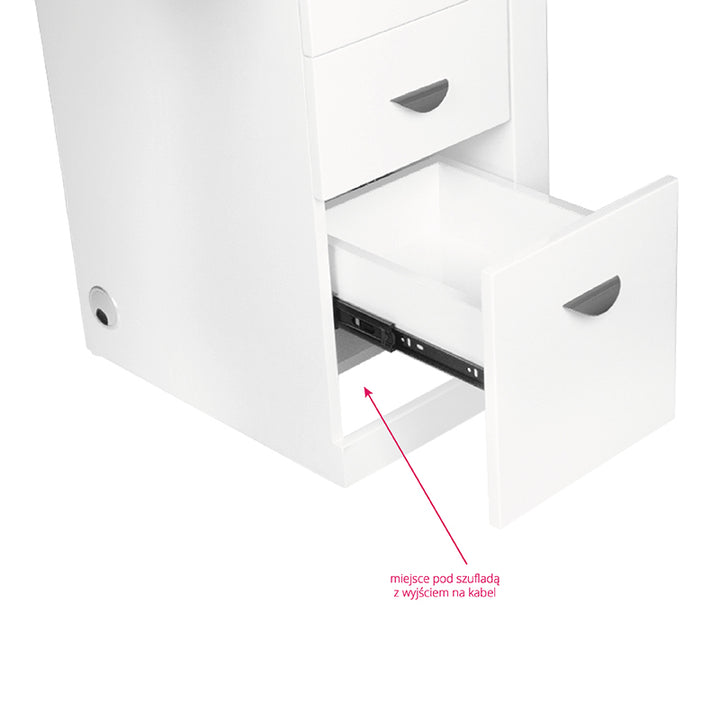 Table Manucure 310 Blanc Gauche - image 10