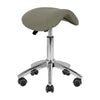 Tabouret de Selle à Roulettes Réglable AM-302 Gris