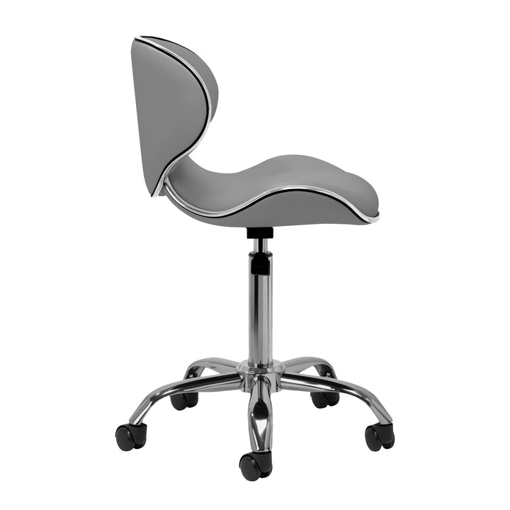 Tabouret à Roulettes Réglable Gabbiano Q-4599 Gris - image 2