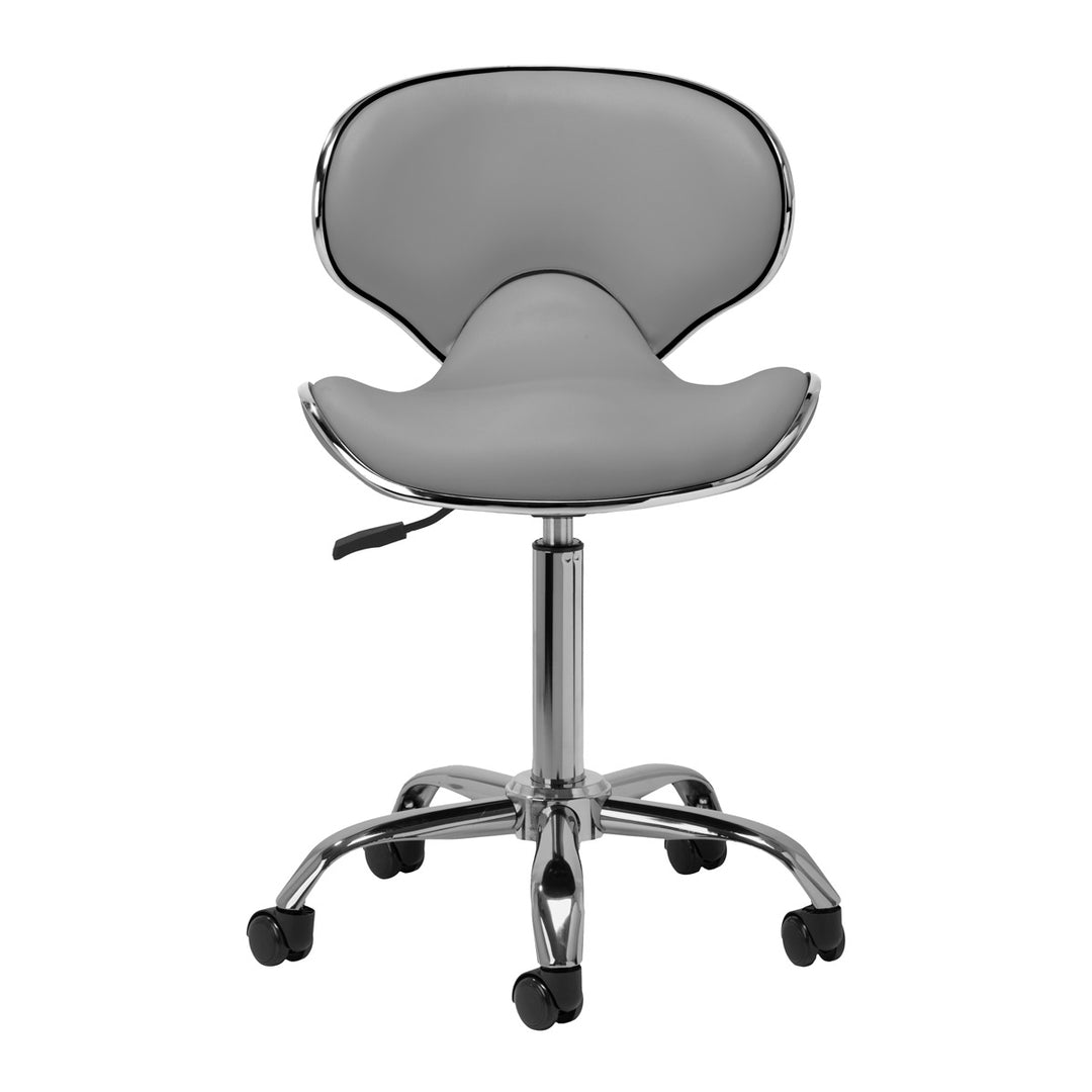 Tabouret à Roulettes Réglable Gabbiano Q-4599 Gris - image 3