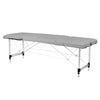 Table de massage pliable en aluminium Balance 3 zones Gris