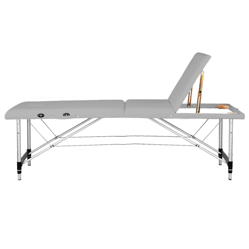 Table de massage pliable en aluminium Balance 3 zones Gris - image 2