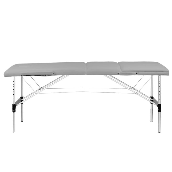 Table de massage pliable en aluminium Balance 3 zones Gris - image 3