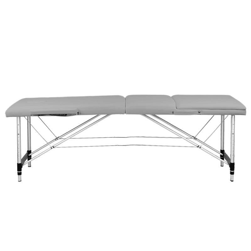 Table de massage pliable en aluminium Balance 3 zones Gris - image 4