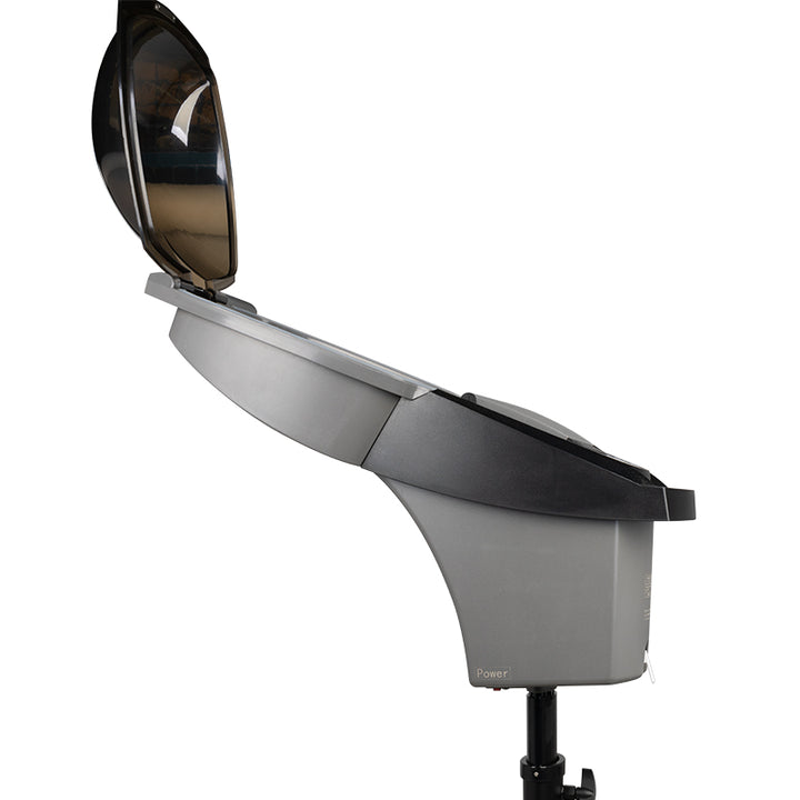 Casque Vapeur sur Pied Gabbiano 408D avec Ozonisation Active Noir