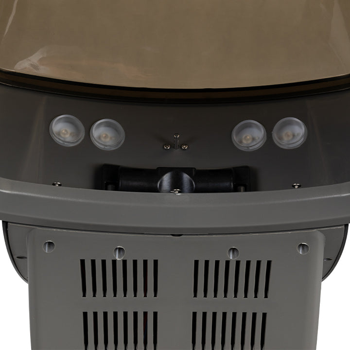 Casque à Vapeur avec Trépied et l'ozonisation active 408D Noir