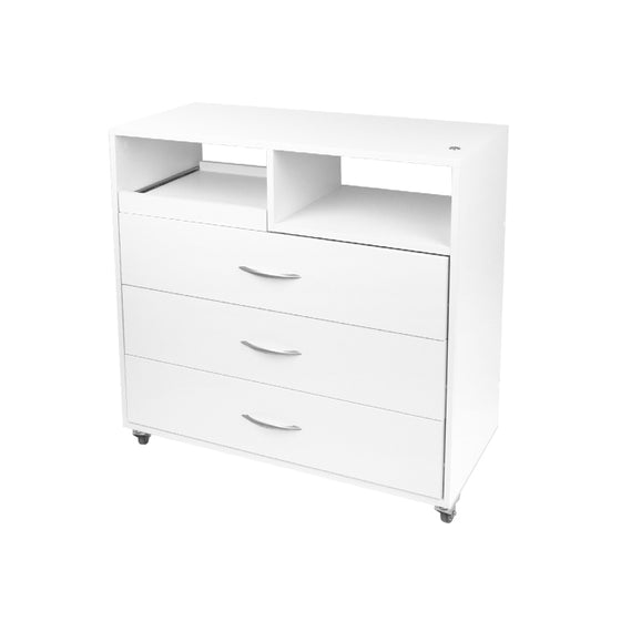 Commode sur Roulettes Y-200 Blanc