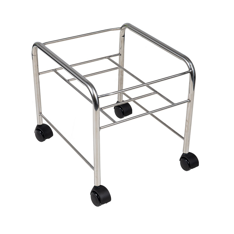 Bain de Pieds Pédicure Compact à Roulettes Chrome - image 3