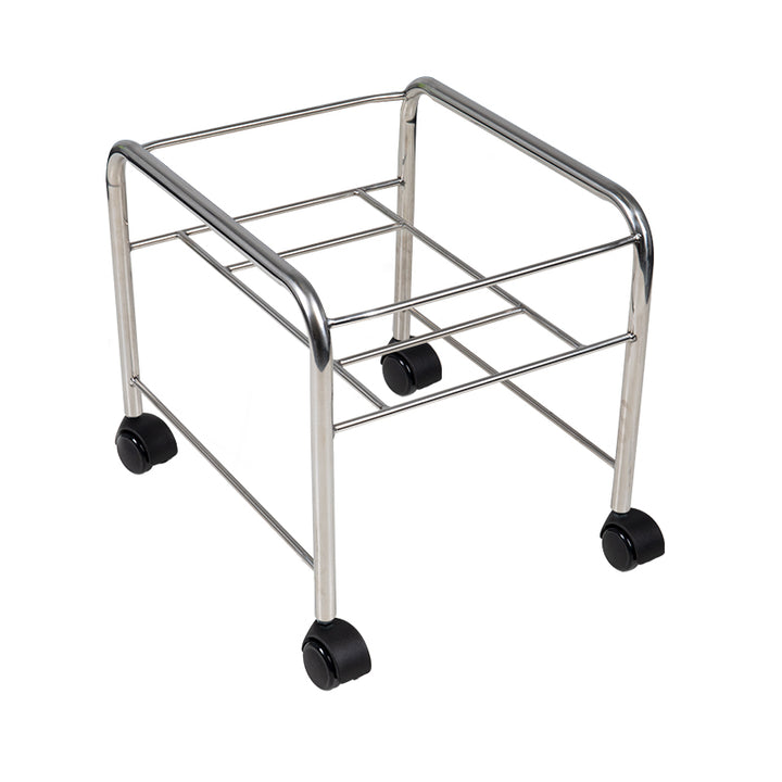 Bain de Pieds Pédicure Compact à Roulettes Chrome - image 3