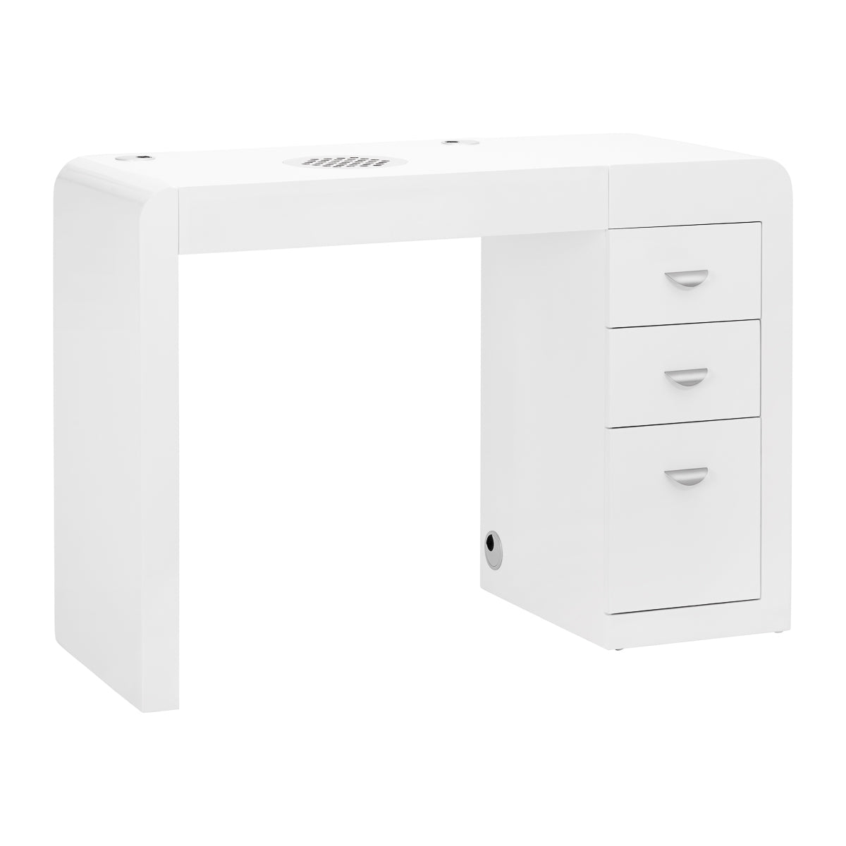Table Manucure 312 Blanc avec Aspirateur