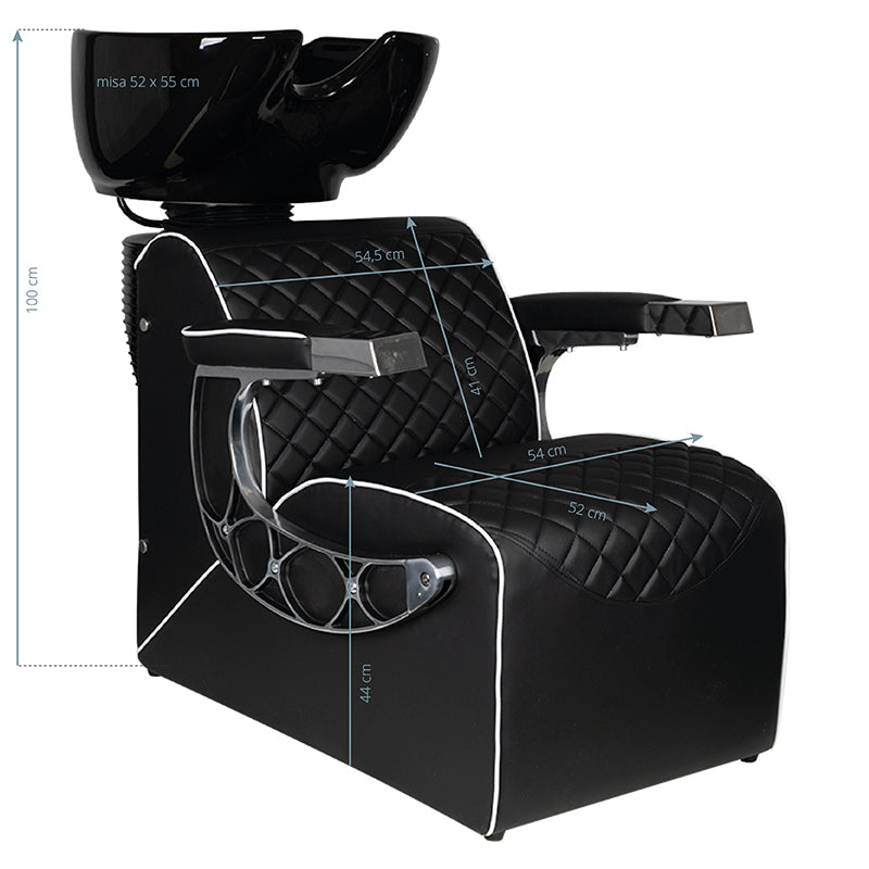 Bac Coiffeur Gabbiano Simone Noir - image 7