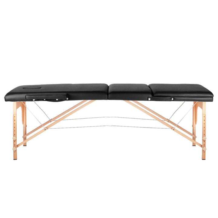 Table de massage Pliante Komfort Activ Fizjo 3 Zones Bois Noir 2