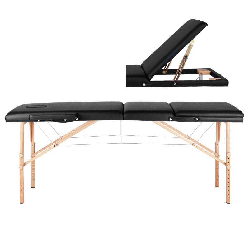 Table de massage Pliante Komfort Activ Fizjo 3 Zones Bois Noir 7