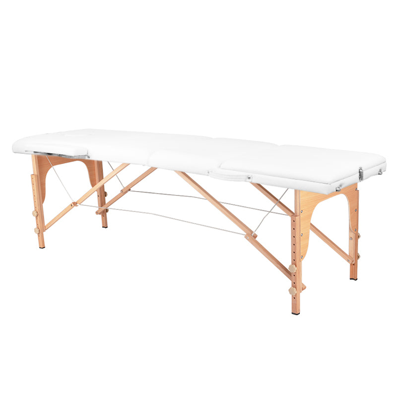 Table de massage Pliante Komfort Activ Fizjo 3 Zones Bois Blanc 1