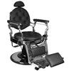 Fauteuil Barbier Gabbiano Giulio Argent Noir