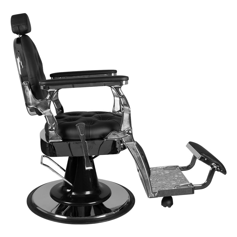 Fauteuil Barbier Gabbiano Giulio Argent Noir - image 2