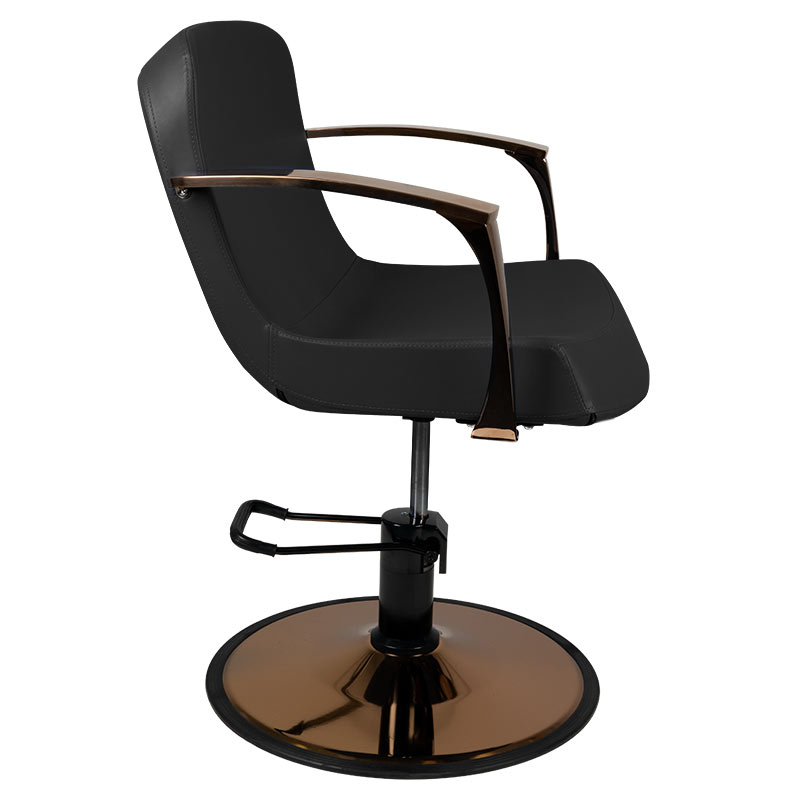 Chaise de Stylisme Gabbiano Bolonia Cuivre Noir