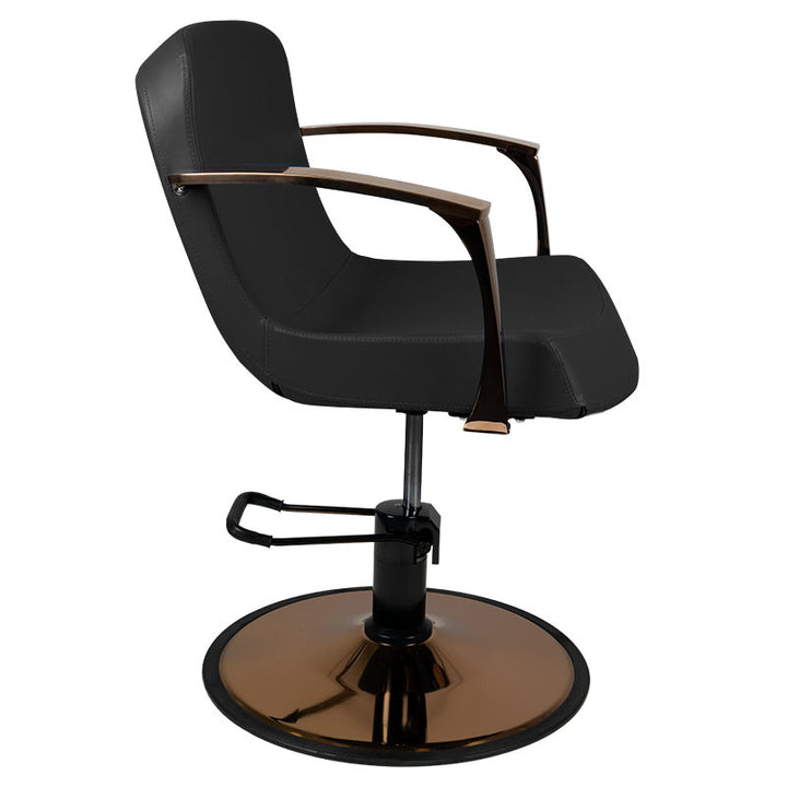 Chaise de Stylisme Gabbiano Bolonia Cuivre Noir