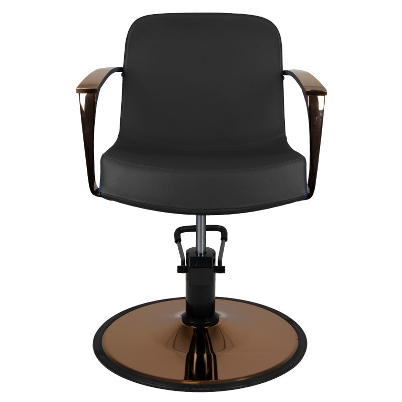Chaise de Stylisme Gabbiano Bolonia Cuivre Noir