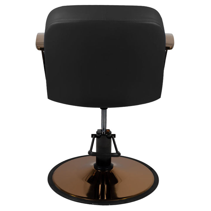 Chaise de Stylisme Gabbiano Bolonia Cuivre Noir