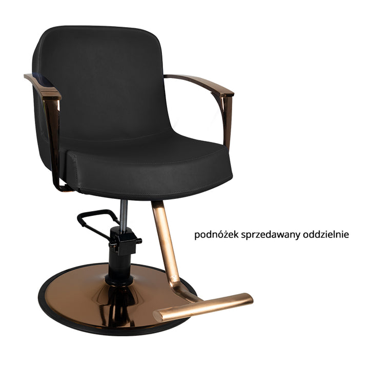 Chaise de Stylisme Gabbiano Bolonia Cuivre Noir